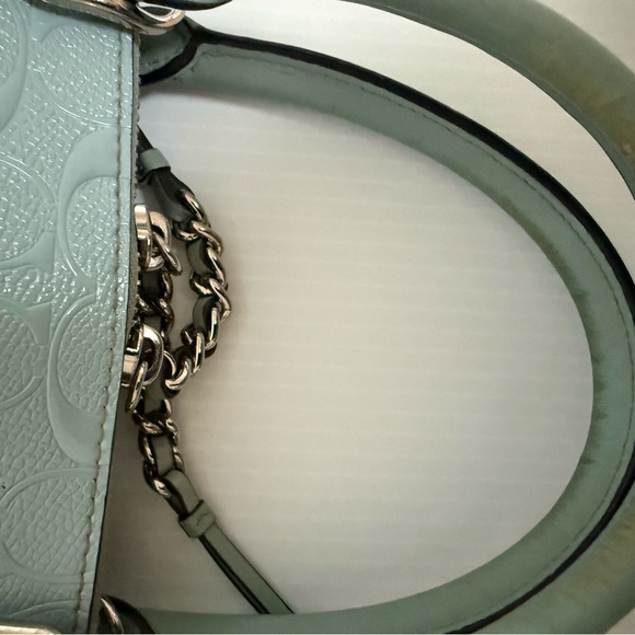 Coach Sierra Satchel in Signature Debossed Patent Leather - Picture 9 of 10